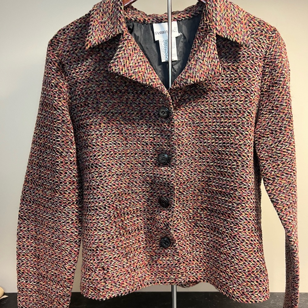 Vintage Fashion Bug Multicolor Women's Jacket